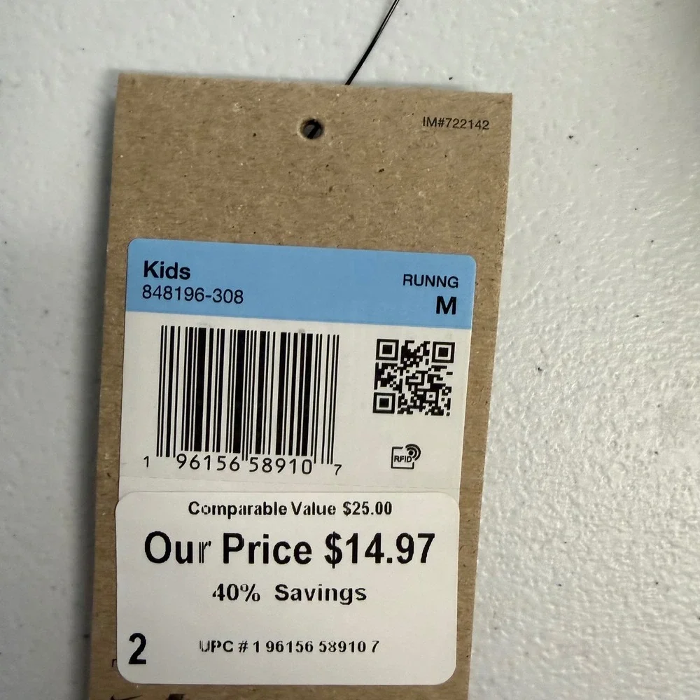 Nike Kids Dri-FIT Running Shorts Lime Green Mesh Athletic 848196-308 Size M